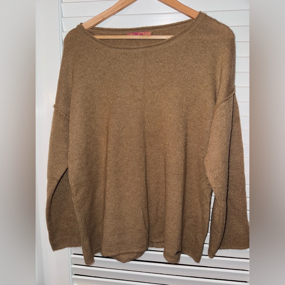 Baby alpaca basic sweater ANAHI KUNA Essentials size 1 (small medium)
